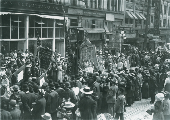 China Day Parade, Alaska-Yukon-Pacific Exposition, Seattle, Photographs, State Library Photograph Collection, 1851-1990, Washington State Archives, Digital Archives.